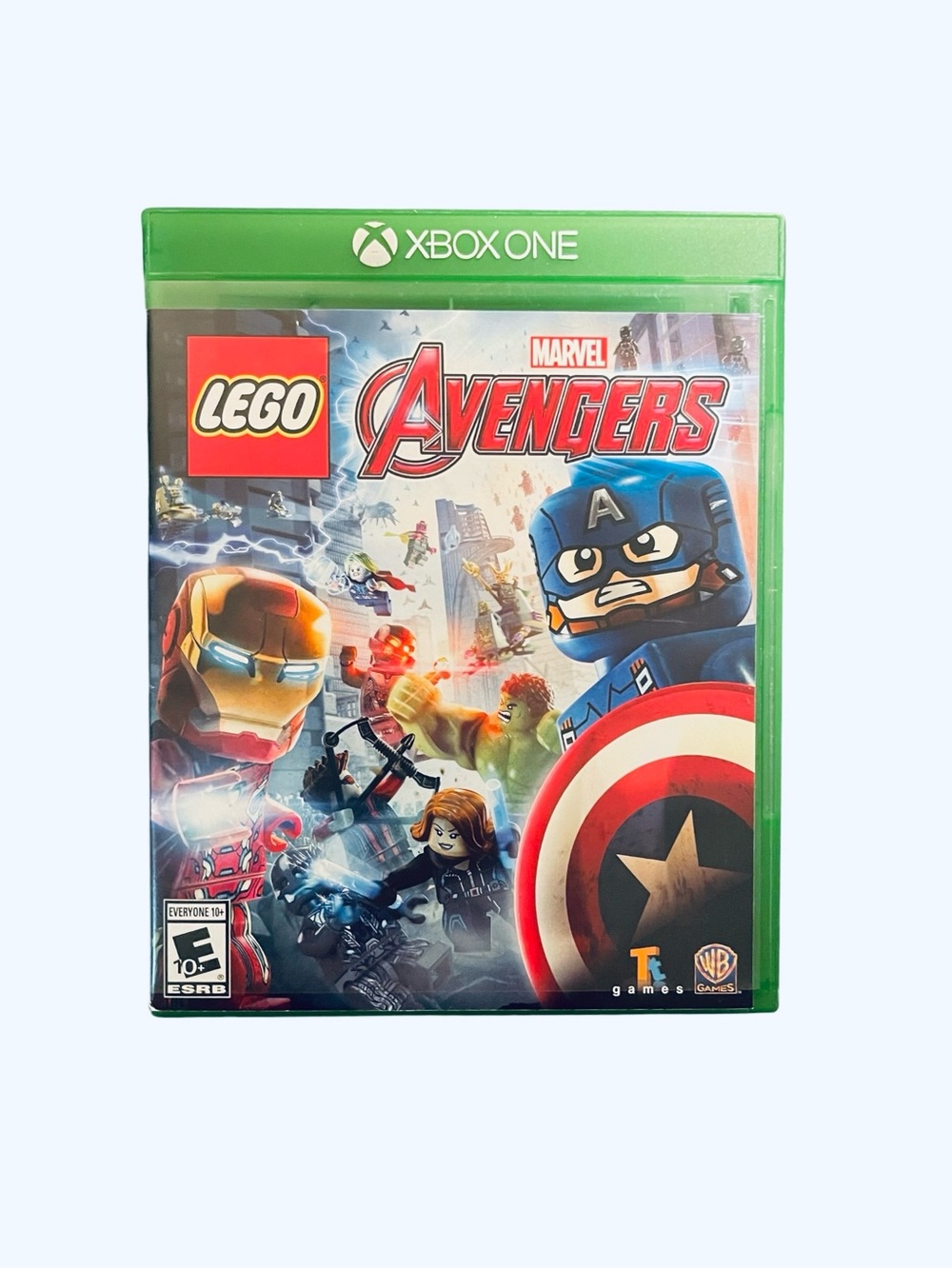Lego Marvel Avengers Xbox One Game - Green Case.
